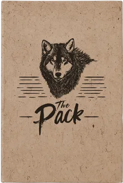 Brown custom packaging box with The Pack branding