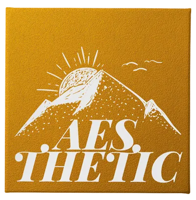 Beige custom rigid box with Aesthetic Branding